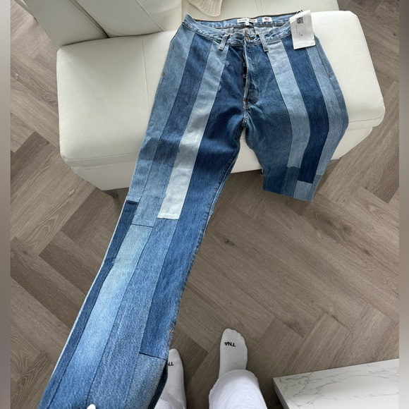 RE/DONE x LEVIS PATCHWORK JEANS - Picture 15 of 15